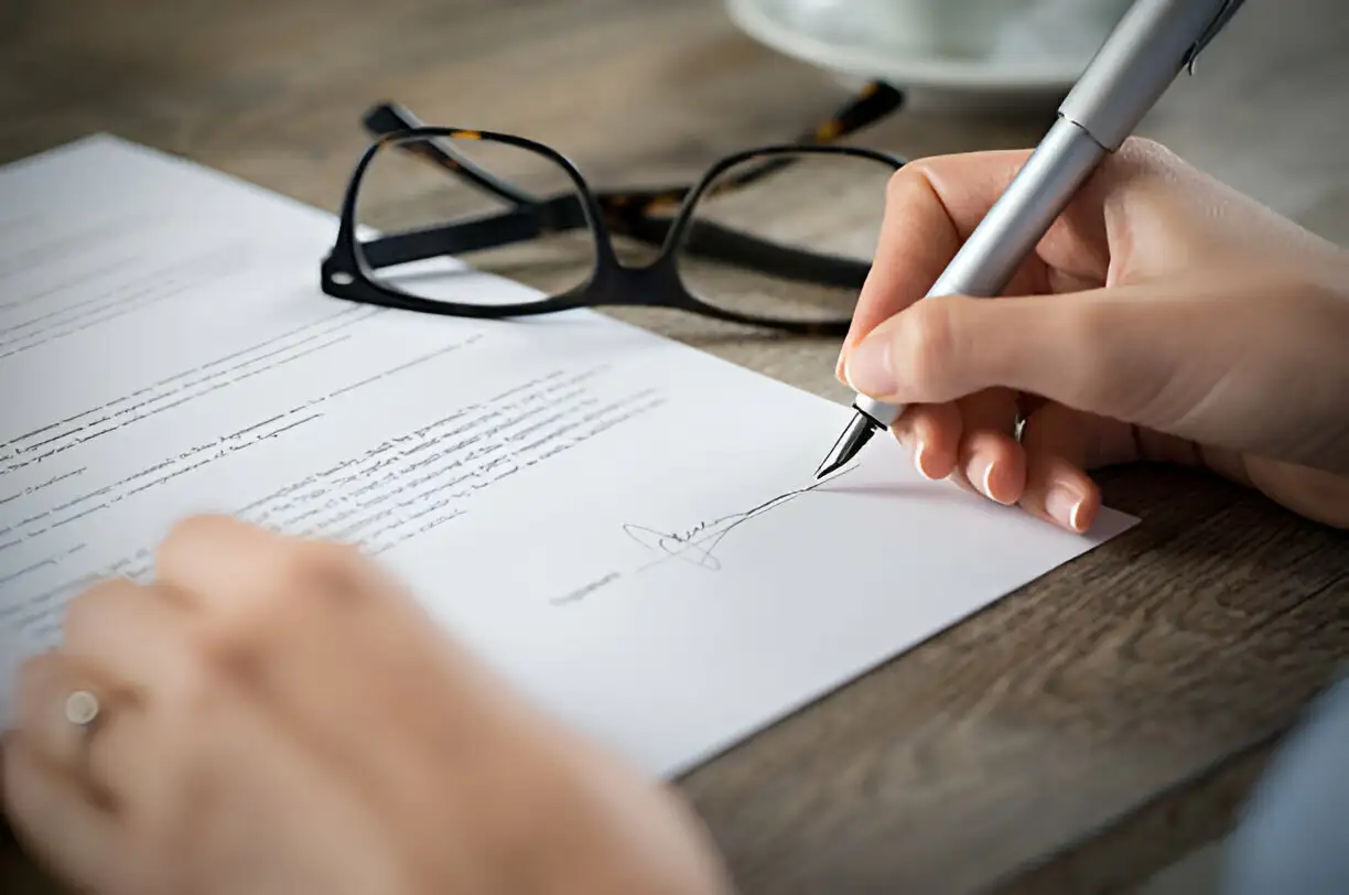 firmando contrato de trabajo luego de ser modificado por ius variandi